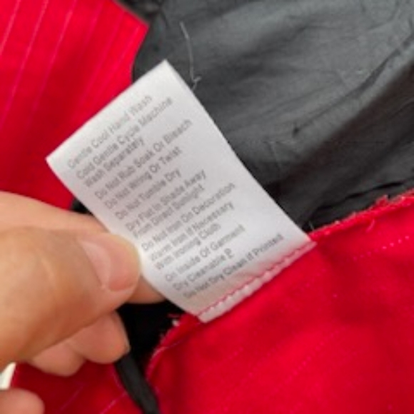 Stunning rockabilly Route Sixty Six red pinstripe blazer with sugar skulls - Picture 6 of 6